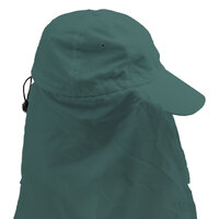 Legionnaire Hat with Throat Cover – Green – One Size Fits All