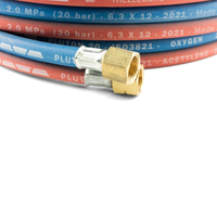 Trelleborg 5 Metre Oxy Acetylene Twin Hose - 5/8 UNF Fittings