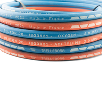 15 Meter Oxy Acetylene Twin Hose with 5/8 UNF Fittings