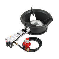 Rambo High Pressure LPG Wok Burner with Regulator and Hose