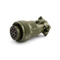 Female Amphenol Style Socket 10 Pol / Pin plug MS3106F18-1S - Suit Kemppi 