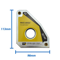 2 x Strong Hand Multi-Angle Magnet 30° 60° 45° & 90° Degree - 40kg Pull Force