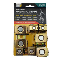 Strong Hand Adjustable V-Pad Magnetic Kit - Pack of 4