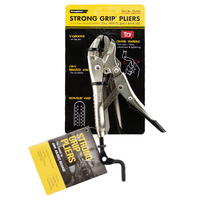 Strong Hand Locking C-Jaw Pliers 180mm Long 26mm Jaw 