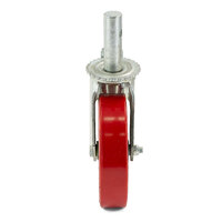 200mm (8"x2") PVC Coated Castors for 2 Ton Pipe Stand 900 lbs (410kg) Load Rating - 4 Each 
