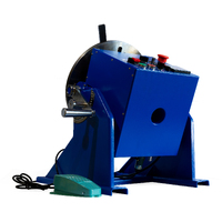 100kg Welding Positioner Turntable Rotator w/ WP300 Chuck & Foot Pedal Control