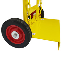 D Size Gas Cylinder Bottle Trolley Telescopic with Rubber Wheels