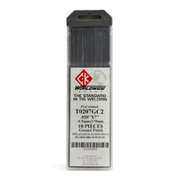 0.5mm 2% Ceriated TIG Tungsten Electrodes - 10 Each - Grey Tip