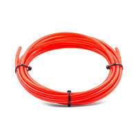 5mm Red Water Hose for WP18 TIG Torch -  4 Meter Length
