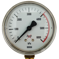 Harris 825 Nitrogen 0-4000 kpa Gauge