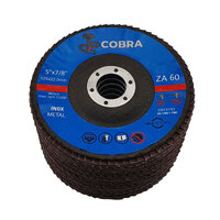 COBRA 5" / 125mm Flap Disc - 60 GRIT - 50 Pack