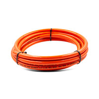 1 Meter LPG Gas Hose 8mm No Fittings - Orange Welding Cooking Hose Stove