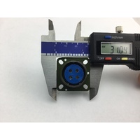 Y2M-4TKF 4 Pin Female Circular Connector Panel Socket plug Spool gun