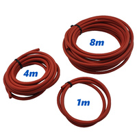 4mm Red Water Hose for WP20 TIG Torch - 8m Length