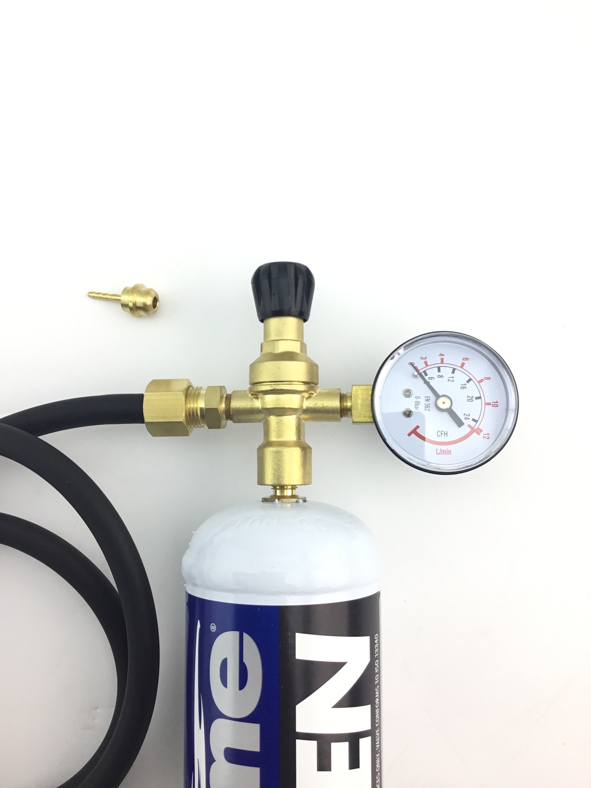 Disposable Gas BottlePURE OXYGEN 2 litre Bottle home brew Tradeflame