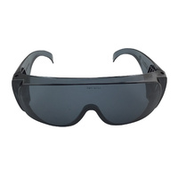Industrial Safety Glasses Alpha Over Specs - 12 Pack - Smoke Lens