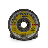 Klingspor 125mm x 6mm x 22.23mm Grinding Disc Inox A 24 R Supra - 20 Each