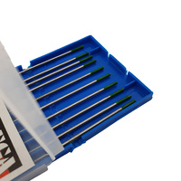 1.6mm PURE TIG 100% Tungsten Electrodes 10 Each - Green Tip