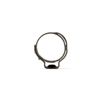 Oetiker style Stainless Single Ear Clamps - Stepless - 9.8-12.3mm - 10 Pack
