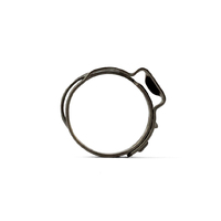 Oetiker style Stainless Single Ear Clamps - Stepless - 13.2 - 15.7mm - 10 Pack