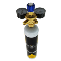 Bromic Disposable Gas Bottle - Pure Oxygen 6 x 1 litre Bottle Combo - Made in Italy