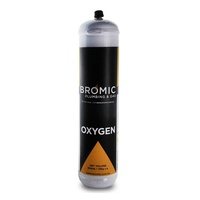 Bromic Disposable Gas Bottle - PURE OXYGEN 1 x 1 litre Bottle Combo - Made in Italy