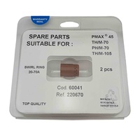 Plasma Cutter Swirl Ring to Suit Hypertherm Powermax 45 - 2 Pack