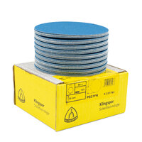 Klingspor 125mm Velcro Backing Sanding Disc Pad PS 21 FK 5" 320 Grit - No Dust Holes - 50 Each