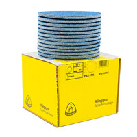 Klingspor 125mm Velcro Backing Sanding Disc Pad PS 21 FK 5" 40 Grit - No Dust Holes - 50 Each