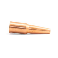 TWECO #4 Style MIG Gas Nozzle / Shroud 9mm Pipeline - 5 Each