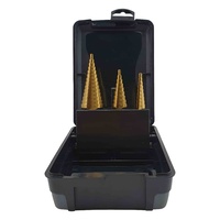 Bordo 3 Piece Metric Savage HSS TiN Coated Step Drill Set 4mm-30mm