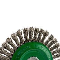 Klingspor 125mm x 6mm x 22.23mm Pipeline Stainless Steel Wheel Brush - 2 Each