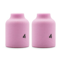 TIG Ceramic Cup / Nozzle Gas Lens #4 - 40 Each - WP-9 / 20