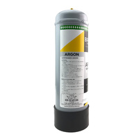 4 x Disposable Gas Bottle - Pure Argon - 2.2 Litre