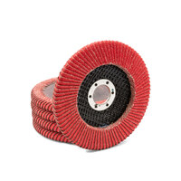 COBRA - Curved Flap Disc - Pollifan Ceramic 60 grit- Steel/Inox - 10 Each