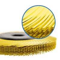 3M 61500187770 150mm x 12mm Scotch-Brite 80 Grit Curved Radial Bristle Brush