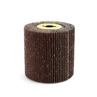 Klingspor SM 611 S Drum Barrel Mop 60 Grit 100mm x 100 x 19mm - 2 Each