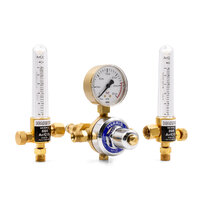 Harris 821 Argon Pre-Set Regulator Dual Flow Meters