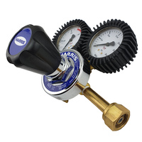 Harris 825 Co2 Pressure Regulator Gauge - 0 to 400kPa - Side Inlet