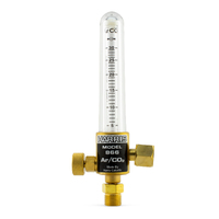 Harris 866 Argon / Co2 Flowmeter 0-30 Lpm with Soft Seat Valve