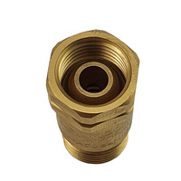 Harris Left Hand Check Valve Adaptor Hose End 5/8" to 5/8" Fuel Gas