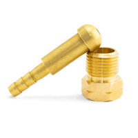 Bossweld Male Thread 5/8" UNF LF Gas Nut and Hose Tail Kit