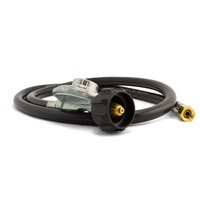 Cast Iron Single Burner Gas Stove LPG Cooker BBQ with Hose & Regulator