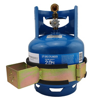 Gas Bottle Holder | Restraint (Size 203mm - 222mm) Suits E Size Welding Bottle Steel 
