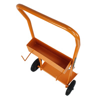 UNIMIG E Size Cylinder Welding Trolley Rubber Wheel - Orange