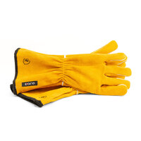 2 Pairs - Guide 3569 MIG Gauntlet Gloves - Split Grain Cowhide - Size XXL