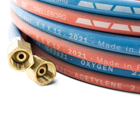 15 Meter Oxy Acetylene Twin Hose with 5/8 UNF Fittings
