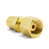 LP112 Hose Connector 5/8 UNF Thread RH (Oxygen) - 5mm Hose - 10 Each