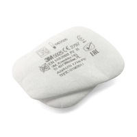 3M 5925 Particulate Filter P2 - 10 Pairs - Replacement Filters for 6000/7500/7800 Mask