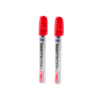 12 x Markal Red PRO LINE Marker Paint Pen - Writes On All Surfaces